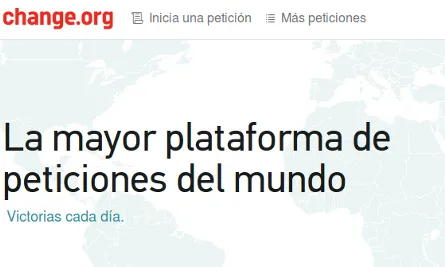 Change.org és una plataforma per demanar peticions