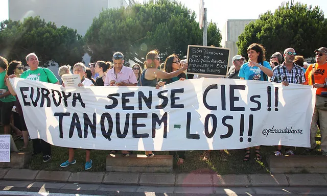 Mobilització del 20J. Font: SOS Racisme (Flickr)