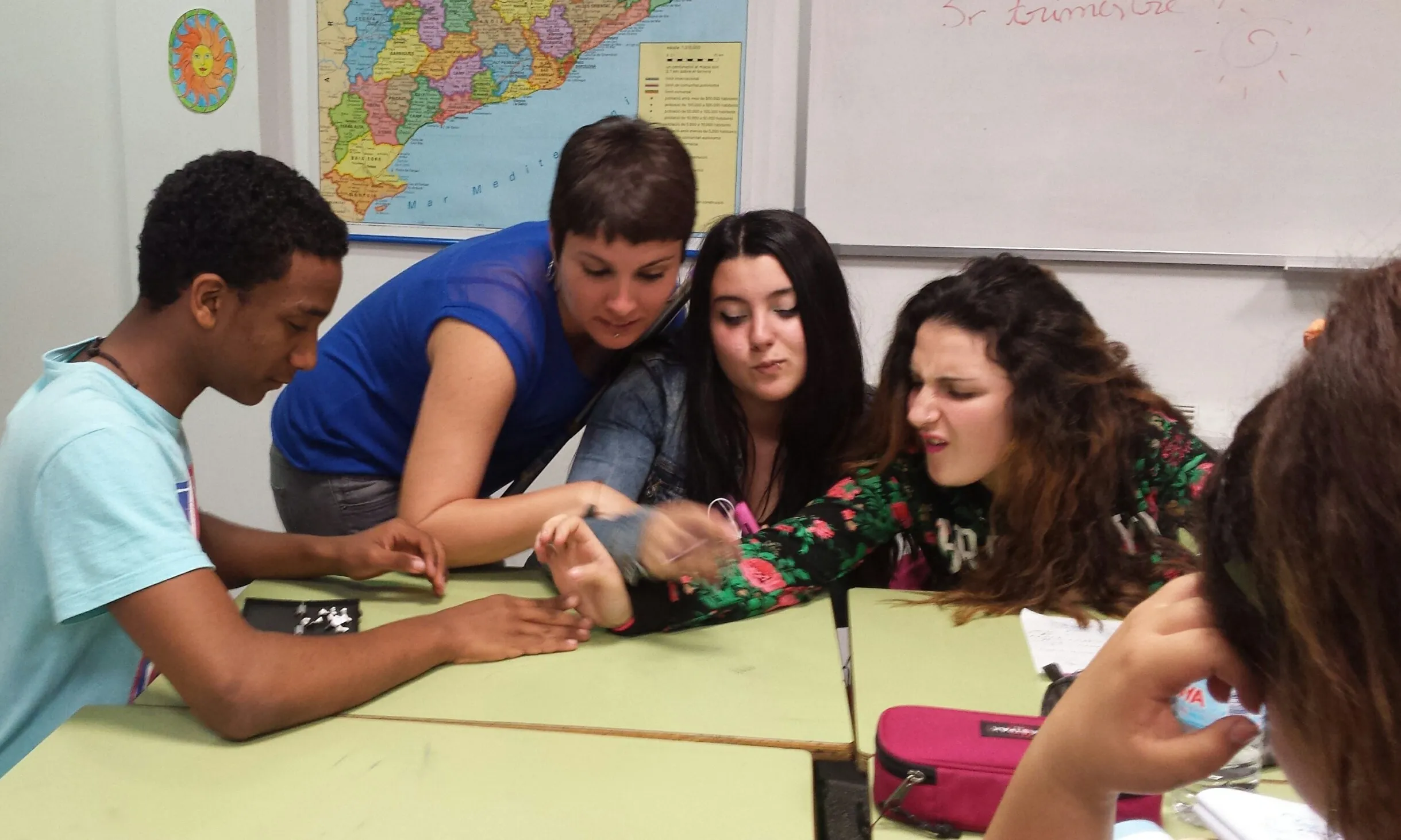 Taller amb joves de la F. Comtal - Font: F. Comtal