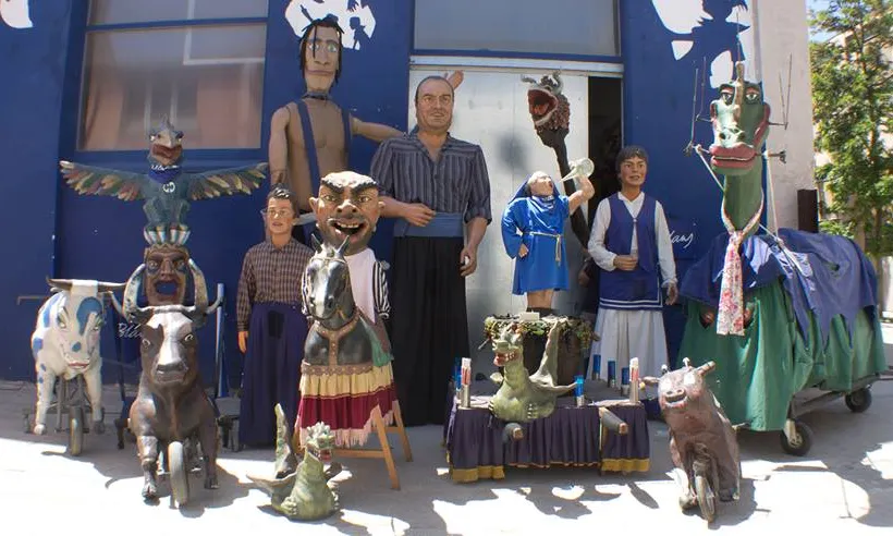 Figures de cultura popular catalana dels Blaus (Font: Blaus)
