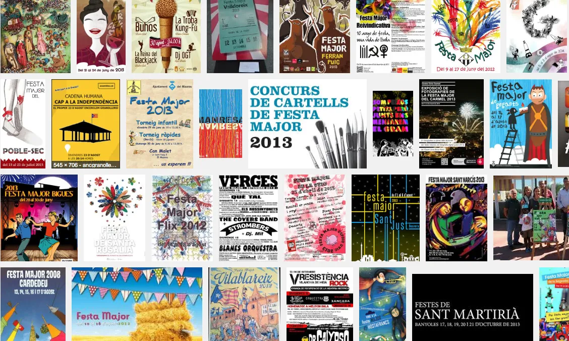 Cartells de festes majors a Catalunya