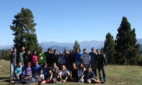 Participants al Massís de l'Orri, estiu 2014