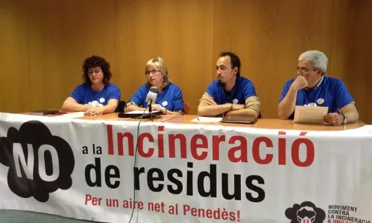 Moviment Contra la Incineració a la Uniland. Font: entitat