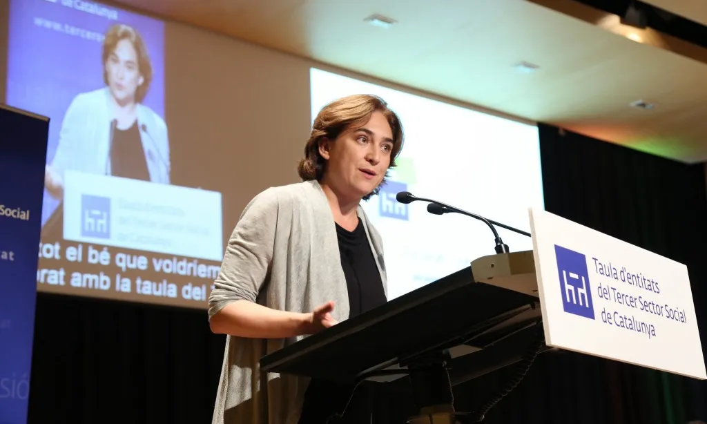 Ada Colau, alcaldessa de Barcelona. Font: El Digital