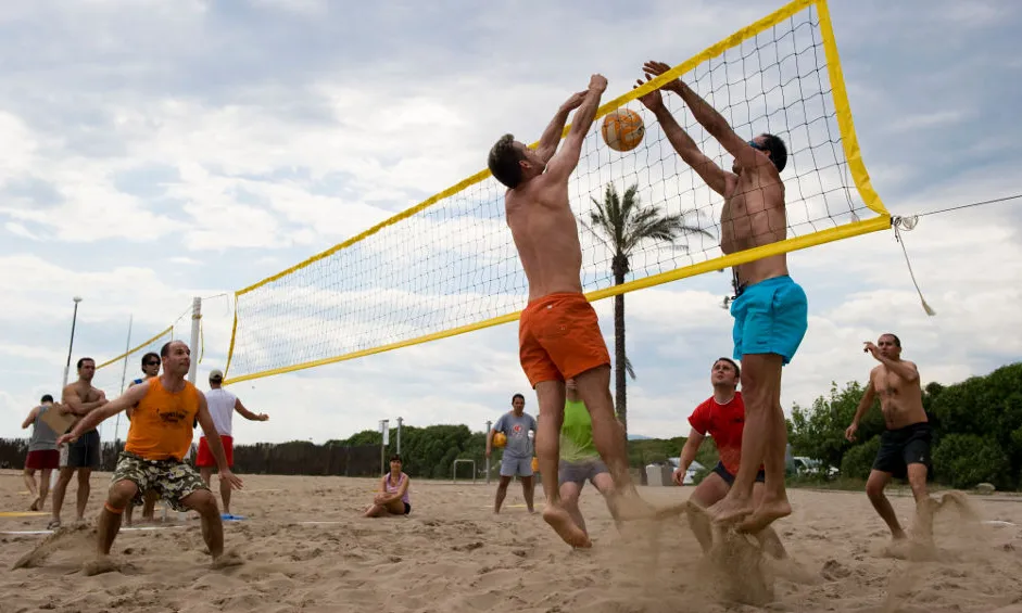 Partit de voleibol. Font: Ajuntament del Prat de Llobregat