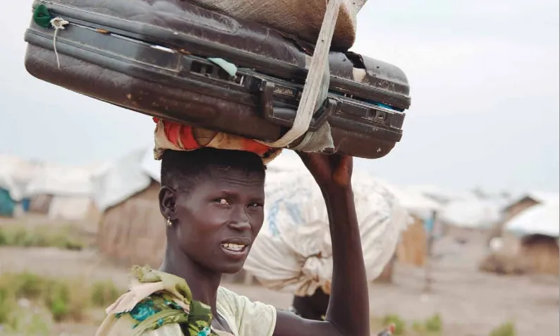 Una refugiada de Sudan del Sur (Font: CEAR)