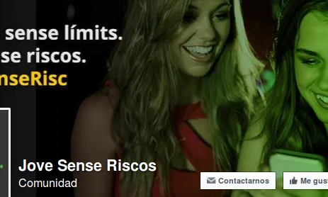 Capçalera Facebook comuntitat Diversió sense limits - joves sense riscos