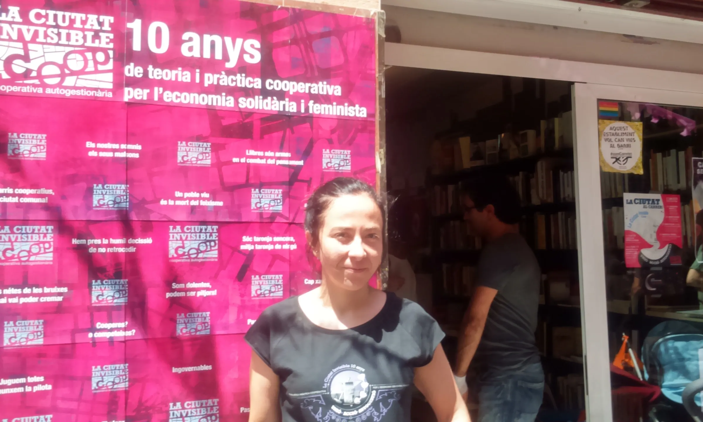 Elba Mansilla és una de les impulsores de La Ciutat Invisible.