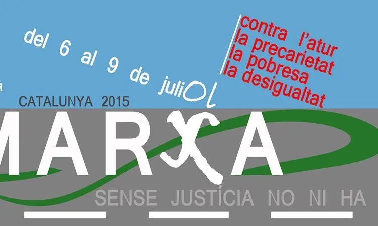 Imatge il·lustrativa de la III Marxa per una Catalunya sense atur, precarietat, pobresa i desigualtats