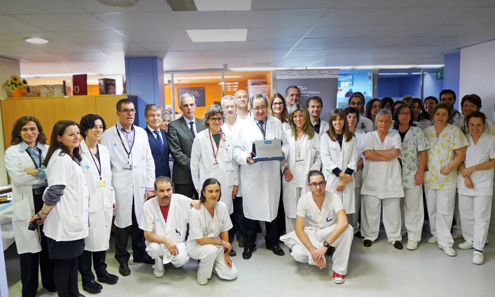 Imatge metges servei d'oncologia Vall d'Hebron. Font: vhebron.net