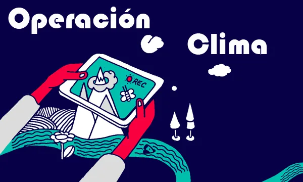 Il·lustració campanya video documental participatiu 'Operación Clím'