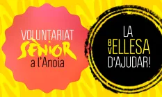 Logo voluntariat Sènior. Font: Web del Consell Comarcal de l'Anoia