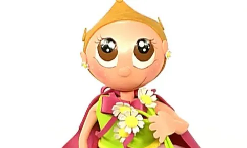 Imatge de la “Princesa Esperança” del projecte "Princesa calba" (Font: La Vanguardia)
