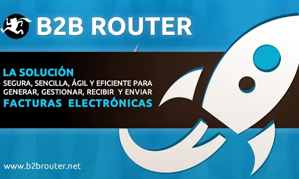 B2B Router és una pàgina web que permet facturar electrònicament. 