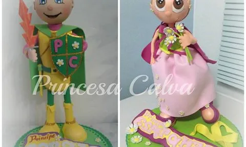 Imatge de la “Princesa Esperança” i “Príncep Coratge” (Font: princesacalvapucela4)