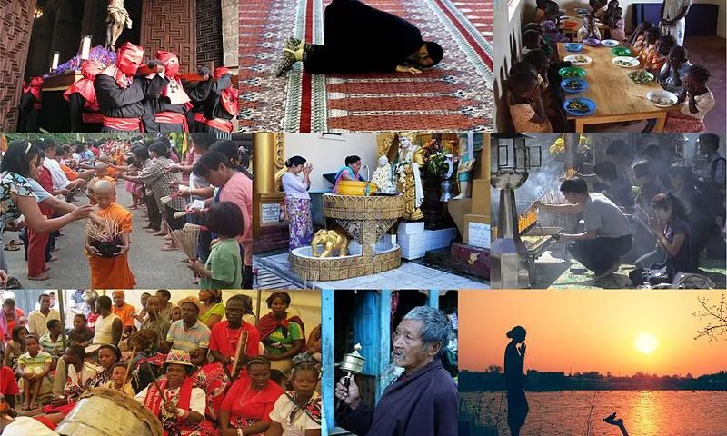 Manifestacions religioses. Font: Wikimedia Commons