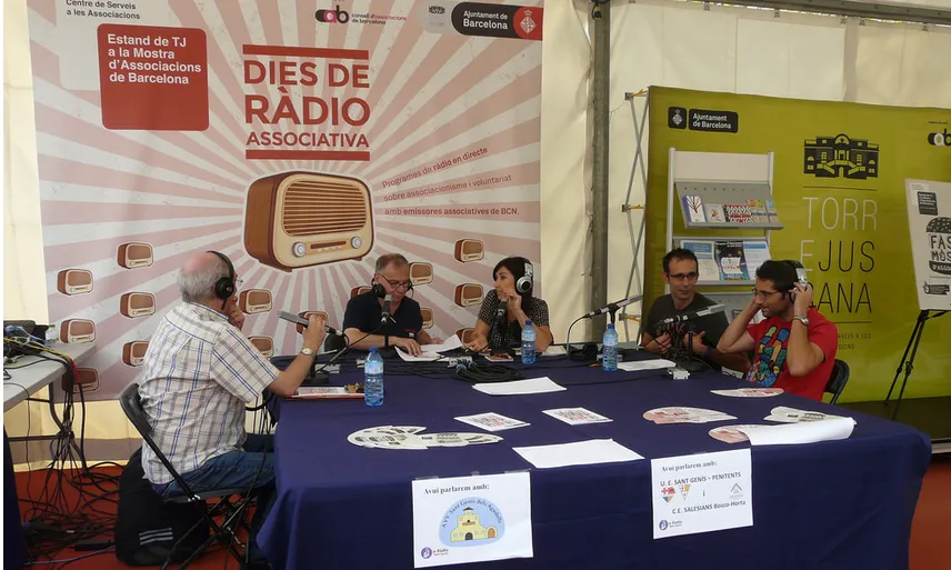 Dies de Ràdio Associativa. Font: Torre Jussana