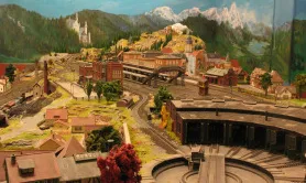Maqueta de tren de l'Associació d'Amics del Ferrocarril