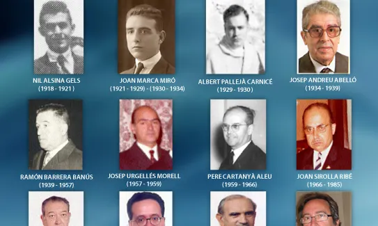 Fotografies històriques dels presidents del Club Natació Reus Ploms