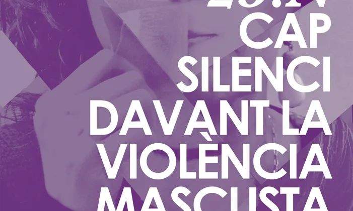 Cartell de campanya per l'eradicació de la violència masclista 
