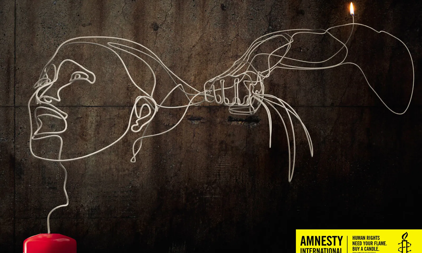Imatge d'una campanya d'Amnistia Internacional. Font: AmnistiaCat