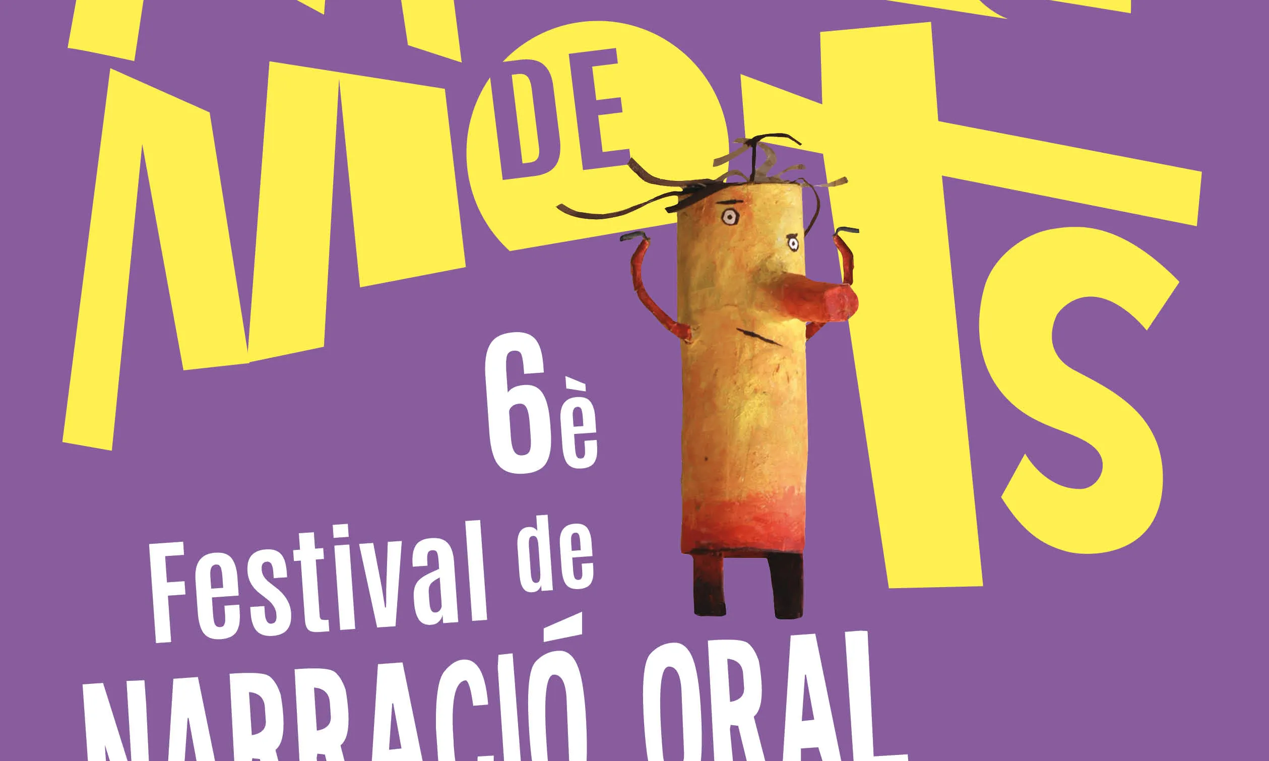 Cartell del VI Festival de Narració Oral de Barcelona