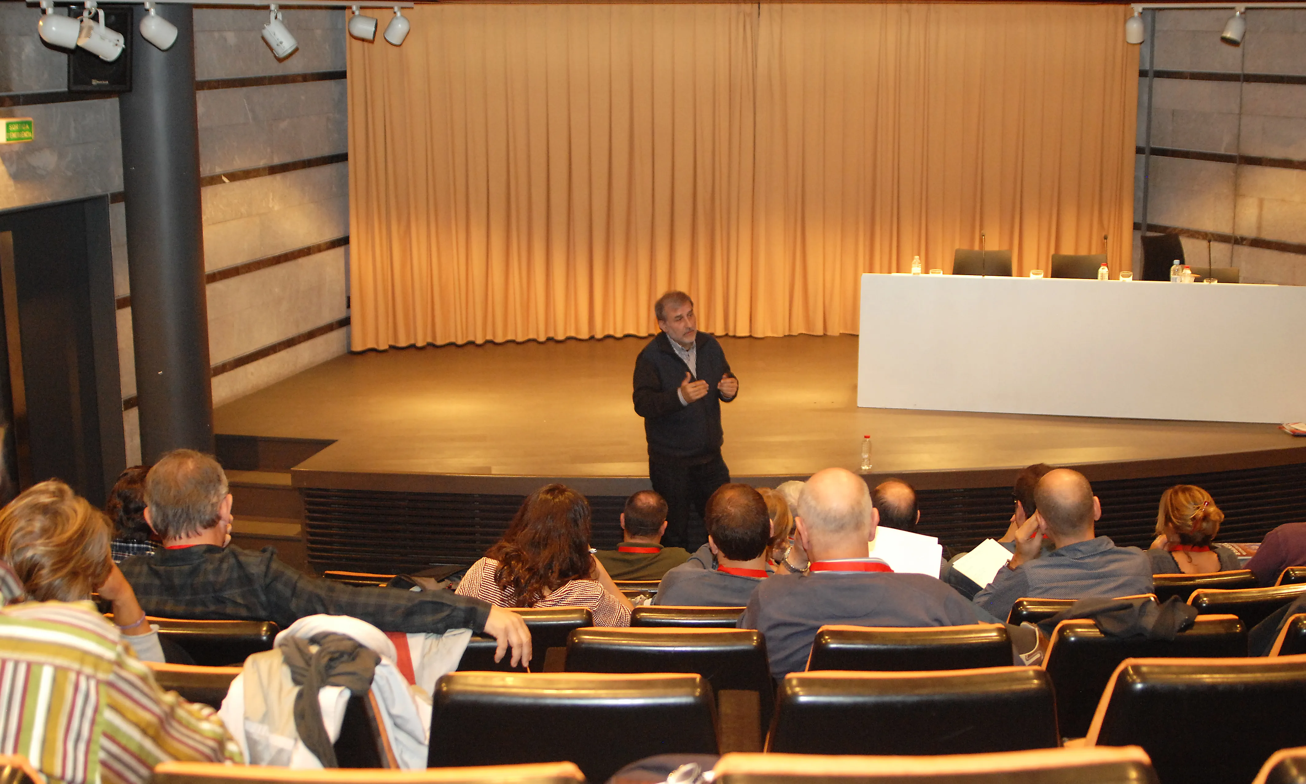 Joan Morros és programador al Teatre Kursaal de Manresa.