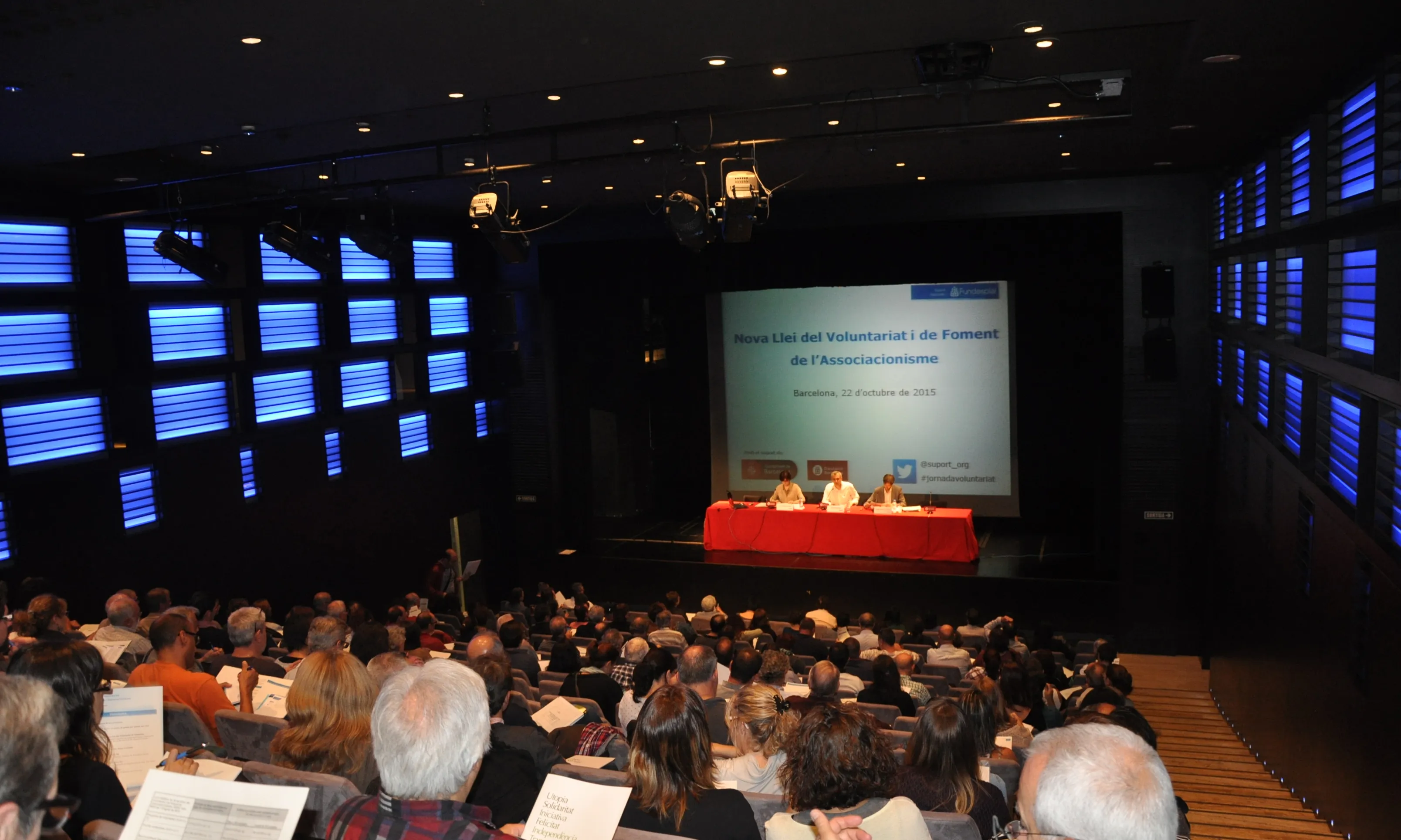 Jornada sobre la Llei del voluntariat. Font: Suport Associatiu