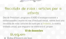 Robetes 2015, el mercat solidari per a mares i nadons.