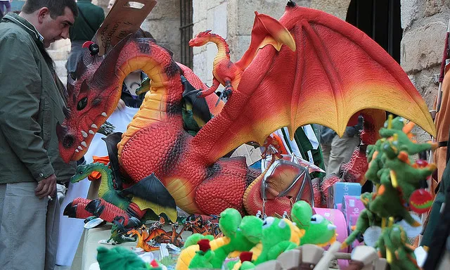 El drac i Sant Jordi. Font: Enrique Freire, Flickr