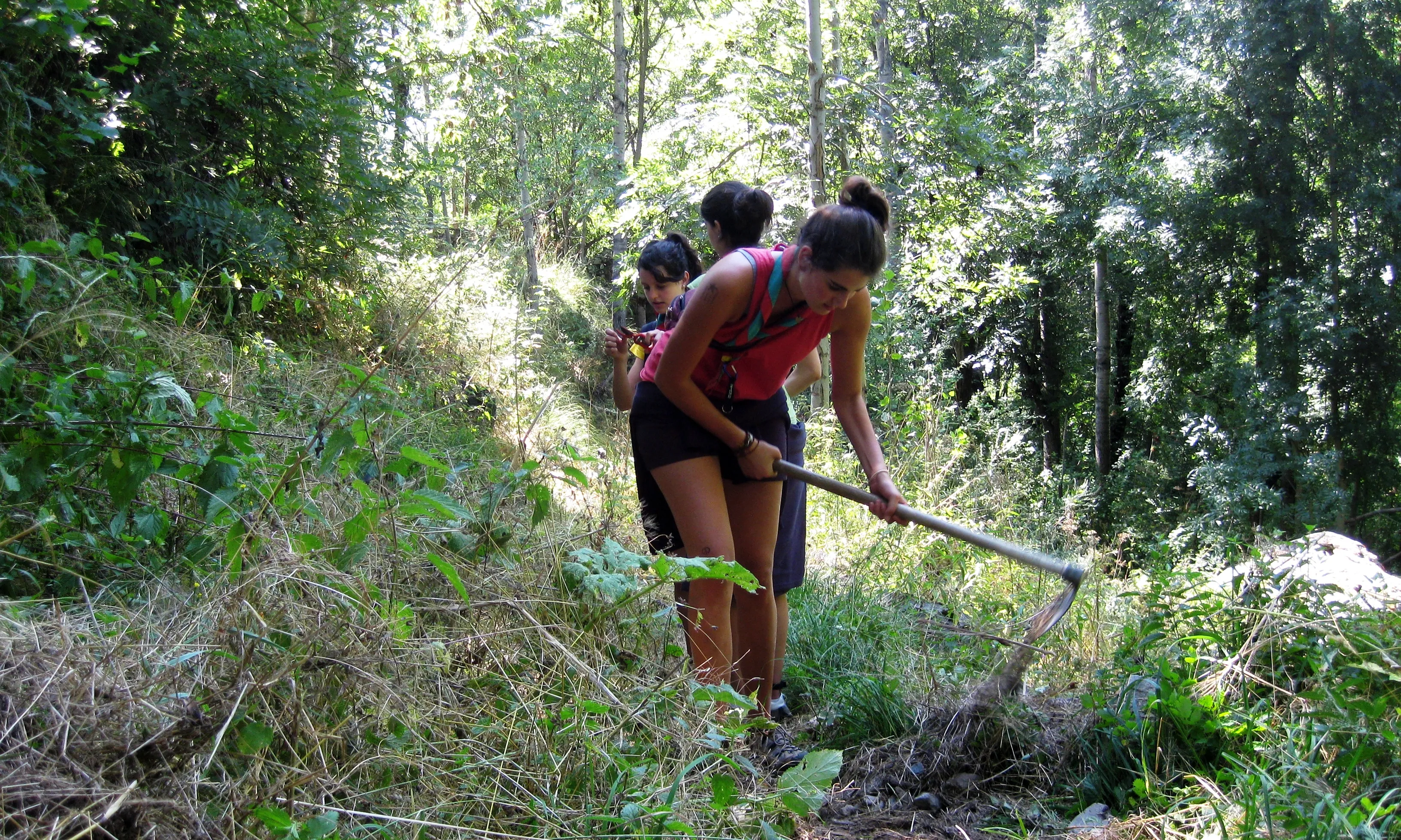 Foto: l'AEiG Sant Sadurní fent servei al Pallars