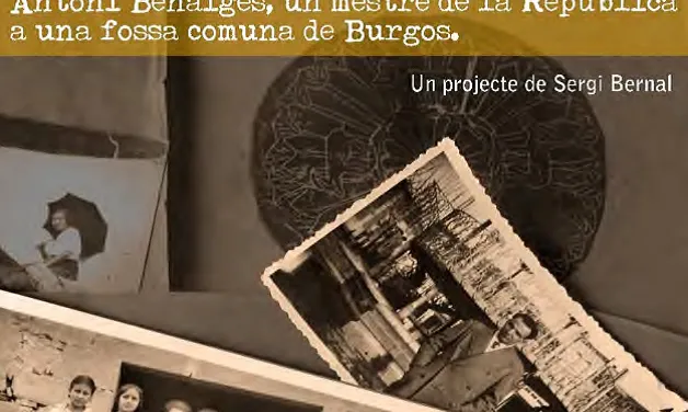 Del 3 de novembre al 8 de gener, el CRAI Biblioteca del Campus de Mundet acollirà l’exposició «Desenterrant el silenci. Antoni Benaiges, un mestre de la República en una fossa comuna de Burgos»