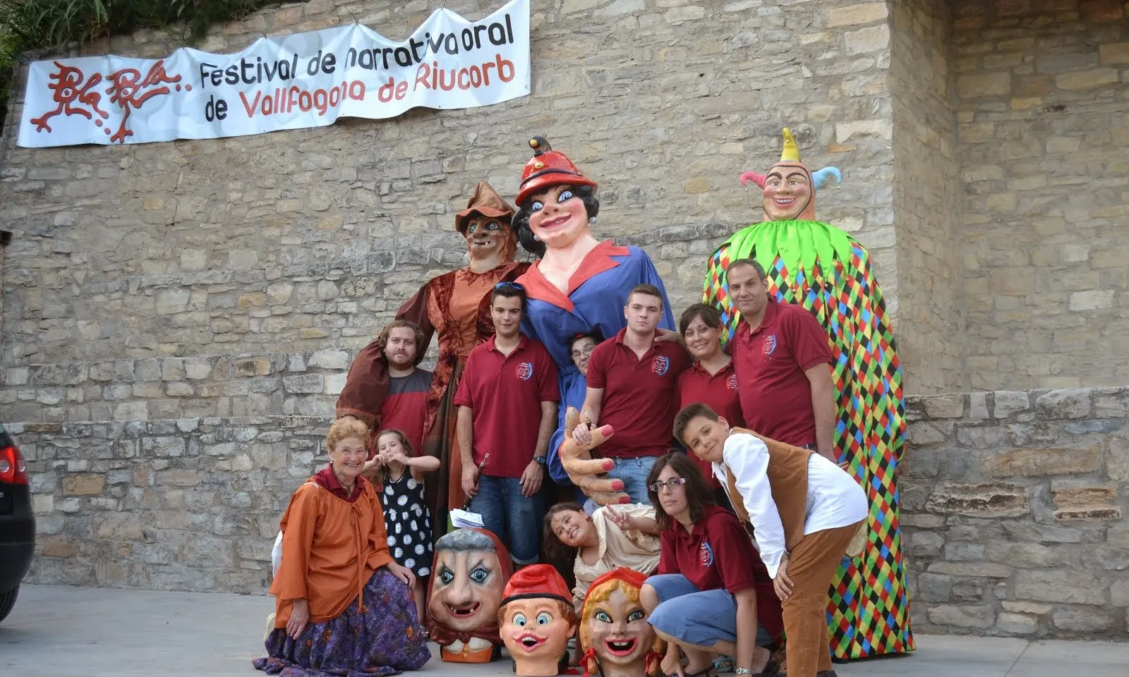 Celebració del Bla Bla Bla de Vallfogona de RiuCorb. Font: collapessigollavals.blogspot