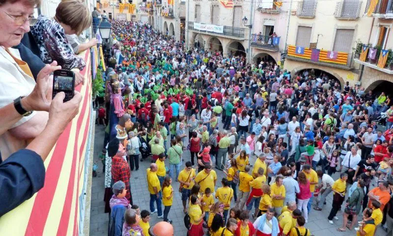 Trobada de Gegants a la Festa Major de les Borges Blanques 
