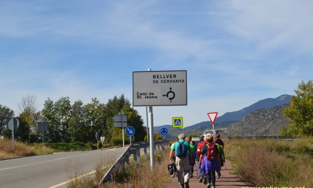 Camí de Sant Jaume al seu pas per la Cerdanya (font: santjaume.cat).