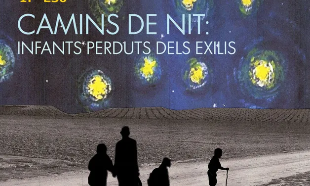 L’alumnat de 1r d’ESO de l’IES Lluís Vives portarà l’obra Camins de nit. Infants perduts en els exilis, al teatre del campus de Mundet el dia 23 de novembre