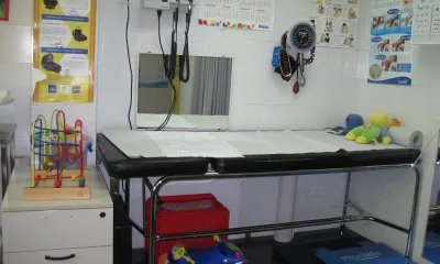Consulta de pediatria del CAP Guineueta