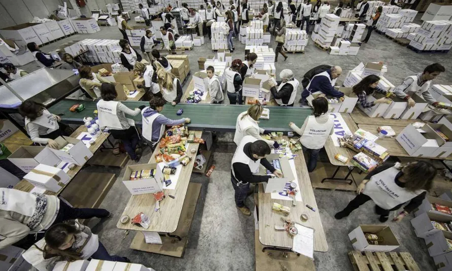 Selecció dels aliments recollits durant el Gran Recapte 2014