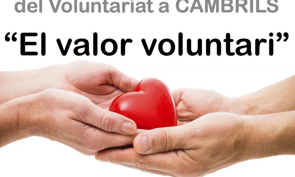 La celebració del Dia del Voluntariat a Cambrils tindrà lloc el proper 2 de desembre.