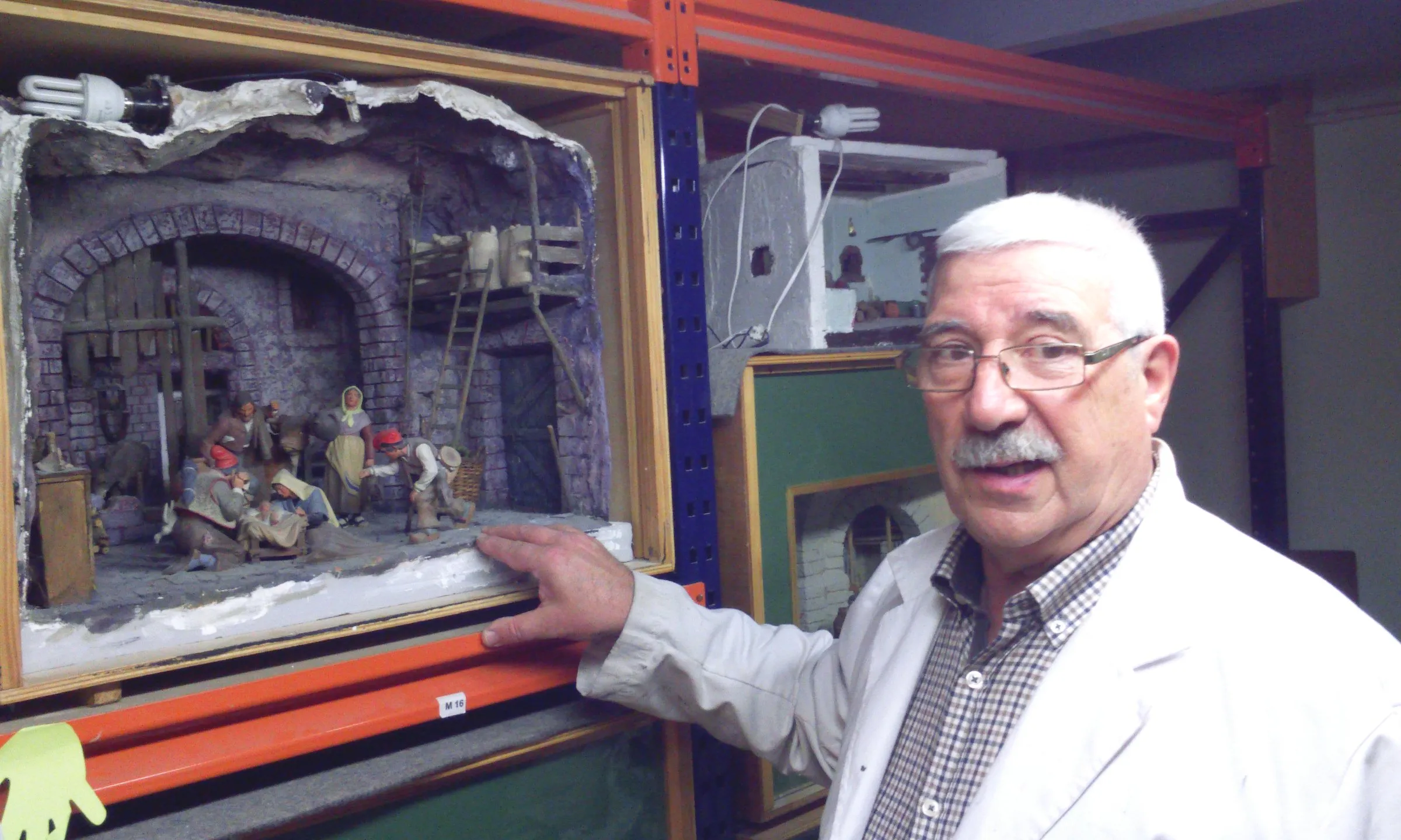 Jordi Capella, president de l'Associació de Pessebristes de Barcelona (font: FAC)