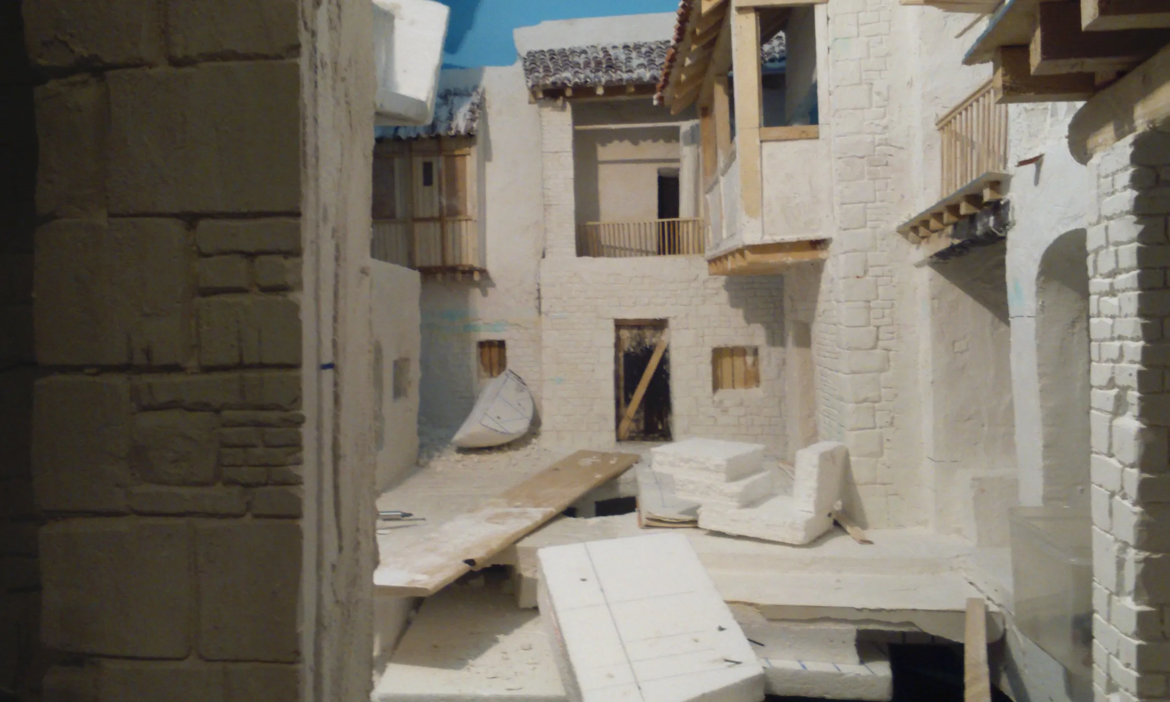 El suro, la molsa i el guix són alguns materials que no falten als pessebres catalans (font: FAC).