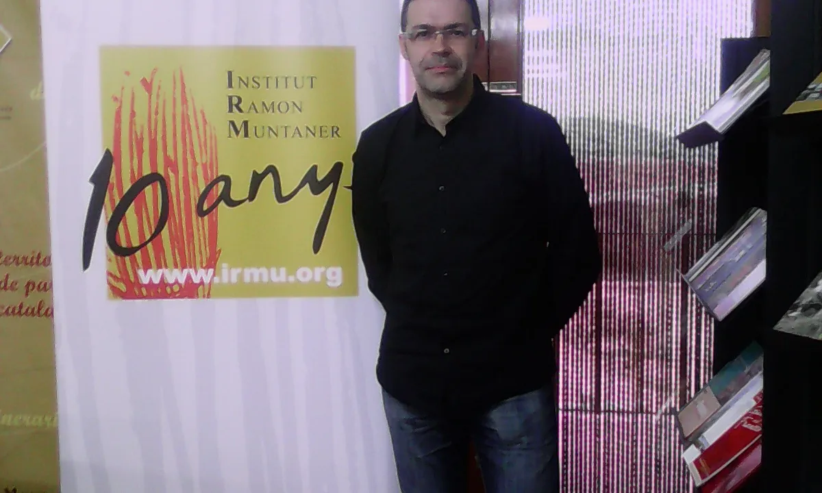 Carles M. Castellà va ser el guanyador de la IV Beca Joan 2013 Veny (font: IRMU)