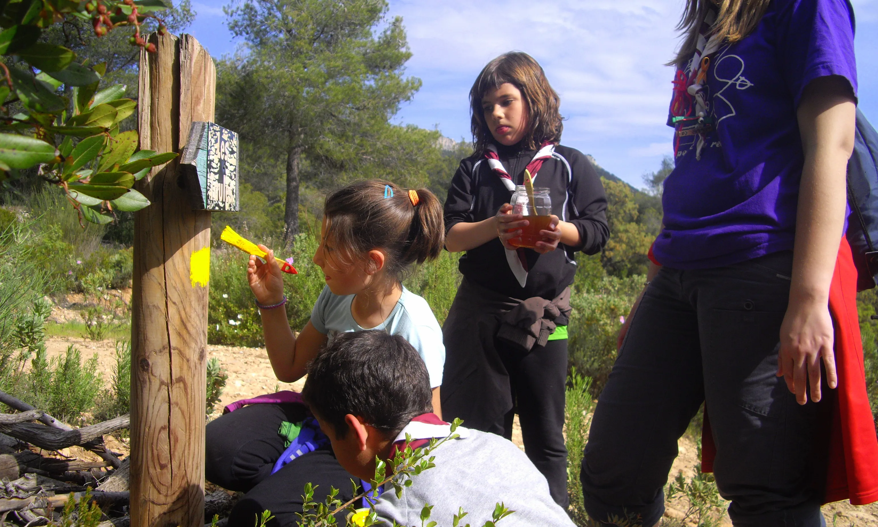 Foto: l'AEiG MontsantCim fent servei