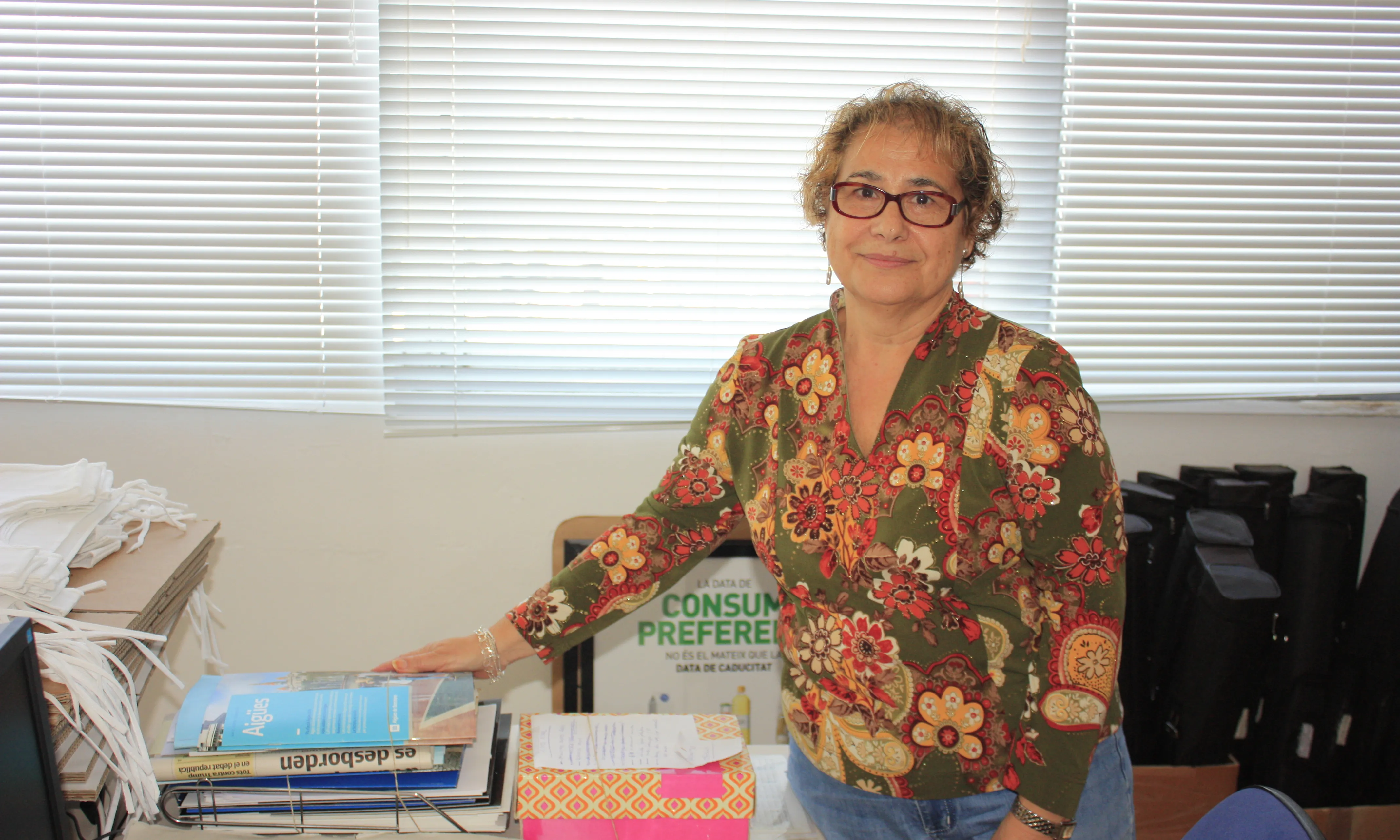 María Carmen, voluntària del Banc dels Aliments.