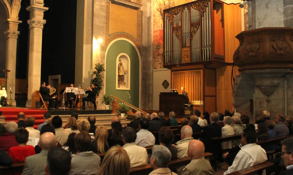 Concert d'orgue a l'església parroquial de Santa Maria de l’Alba de Tàrrega. Festival  Festival d’Orgues de Ponent i el Pirineu (2014)
