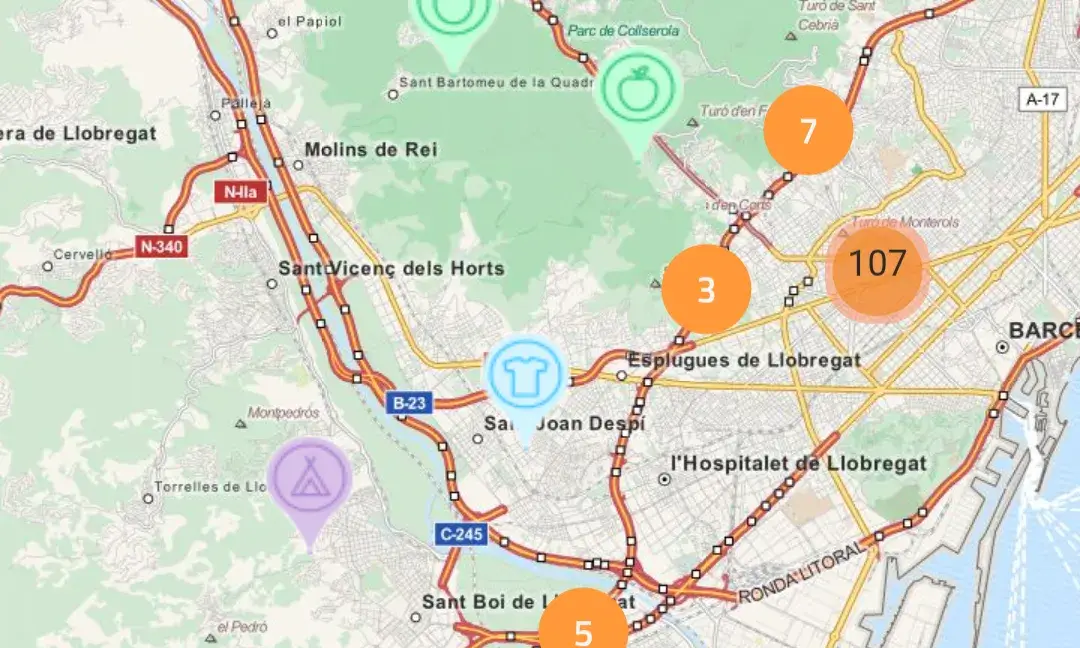 Pam a Pam! Mostra un mapa amb les iniciatives d'economia solidària