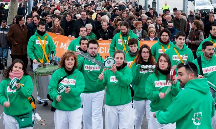 Imatge de la darrera edició de la caminada popular.