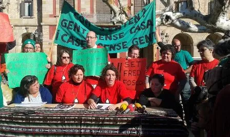 Acció de reivindicació contra la pobresa energètica, promoguda el 2014 per la Confederació d'Associacions Veïnals. (Font: flickr.com)