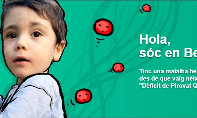 En Bernat, que ha de rebre transfusions cada dues setmanes.