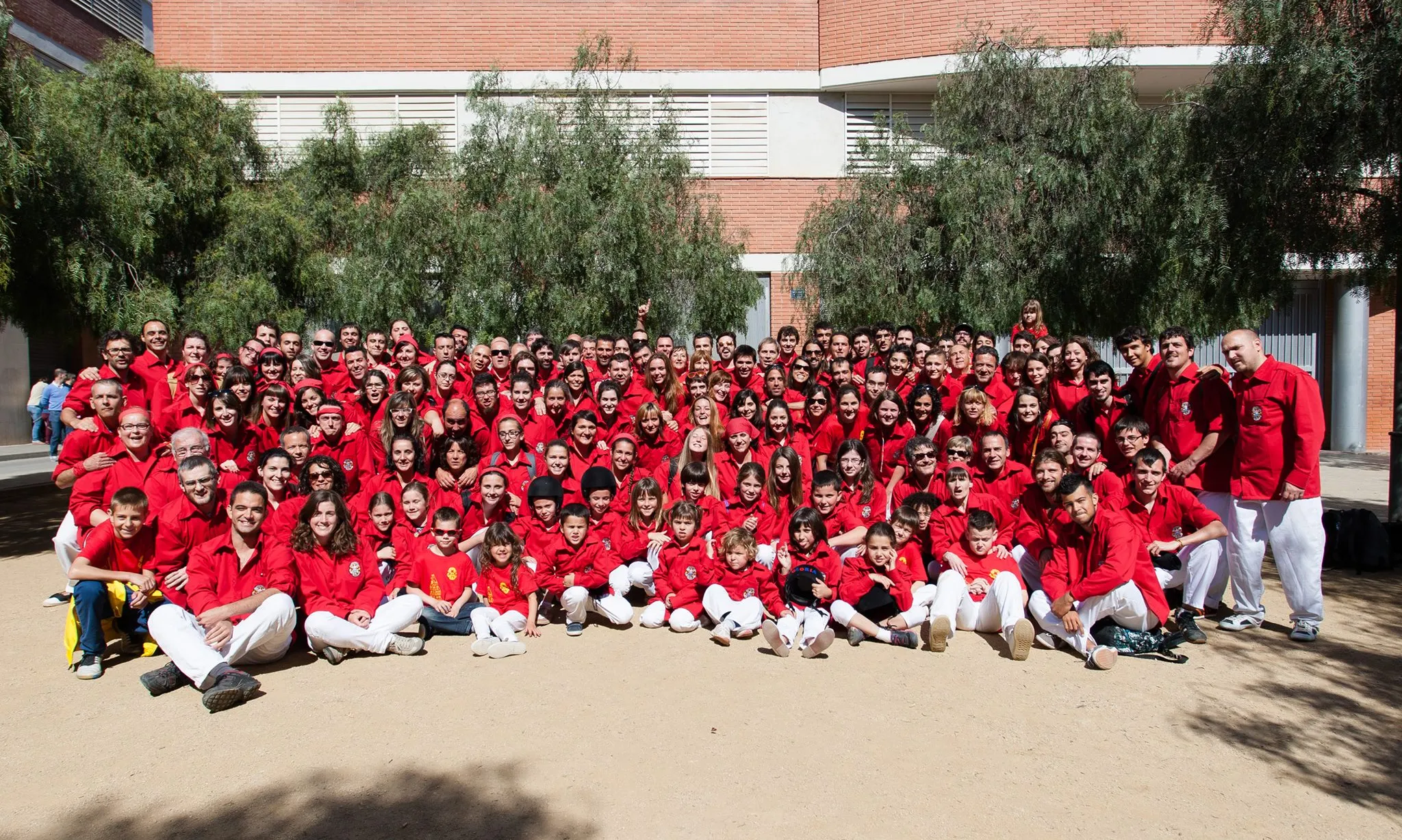 Els castellers de la Colla de l'Alt Maresme